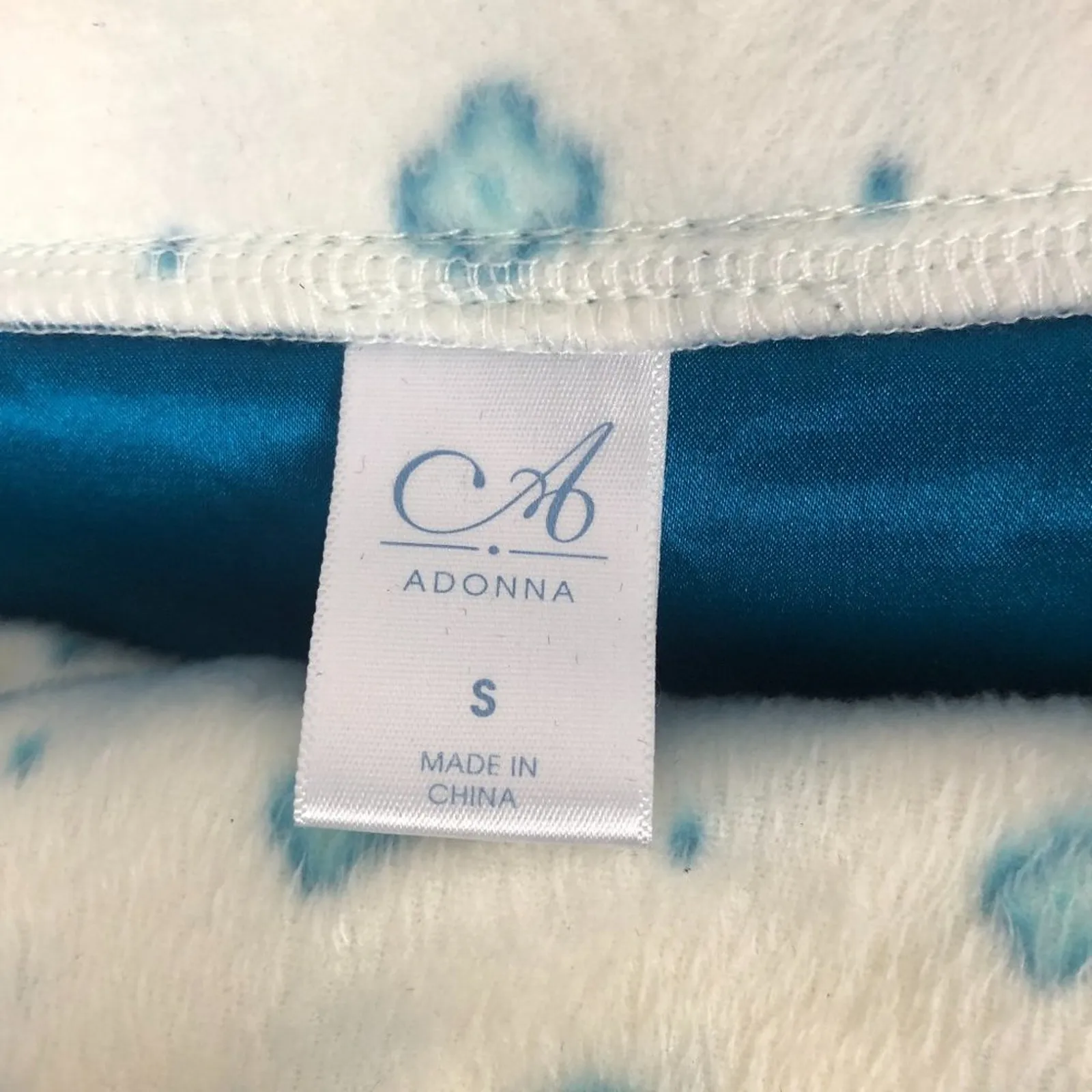 Adonna  Two Piece Pajama Set 100% Polyester Size S - Image 2