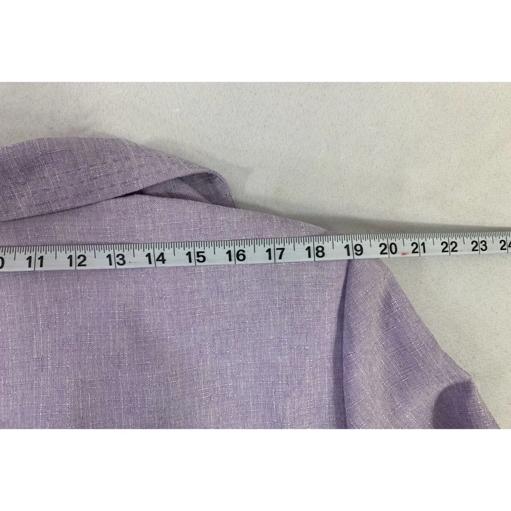 Alfred Dunner Women's Lavender Blazer Top - Image 5