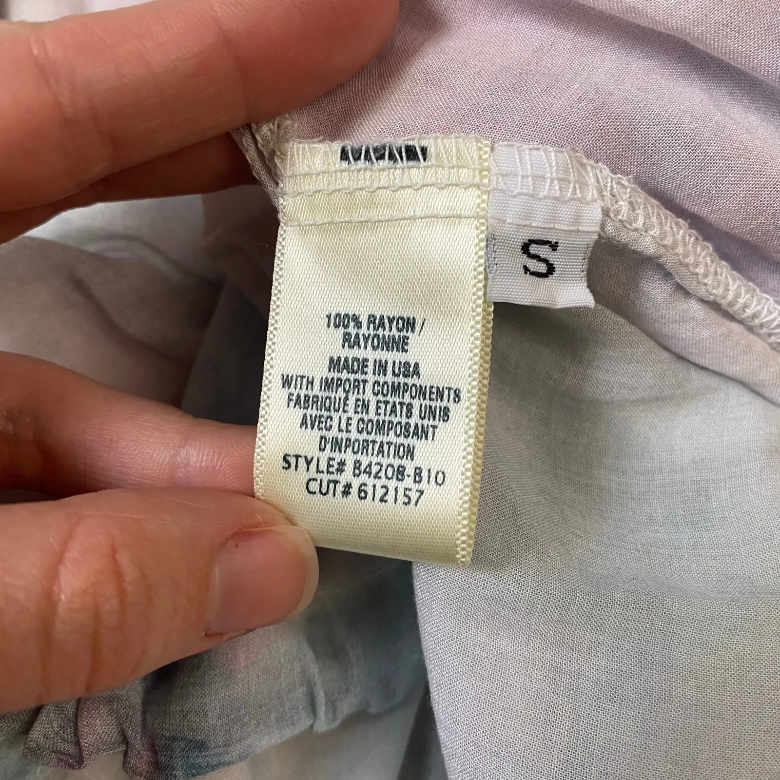 Bella Dahl Smocked Short Sleeve Blouse in Ethereal Pastel Size S Boho Indie‎ - Image 7