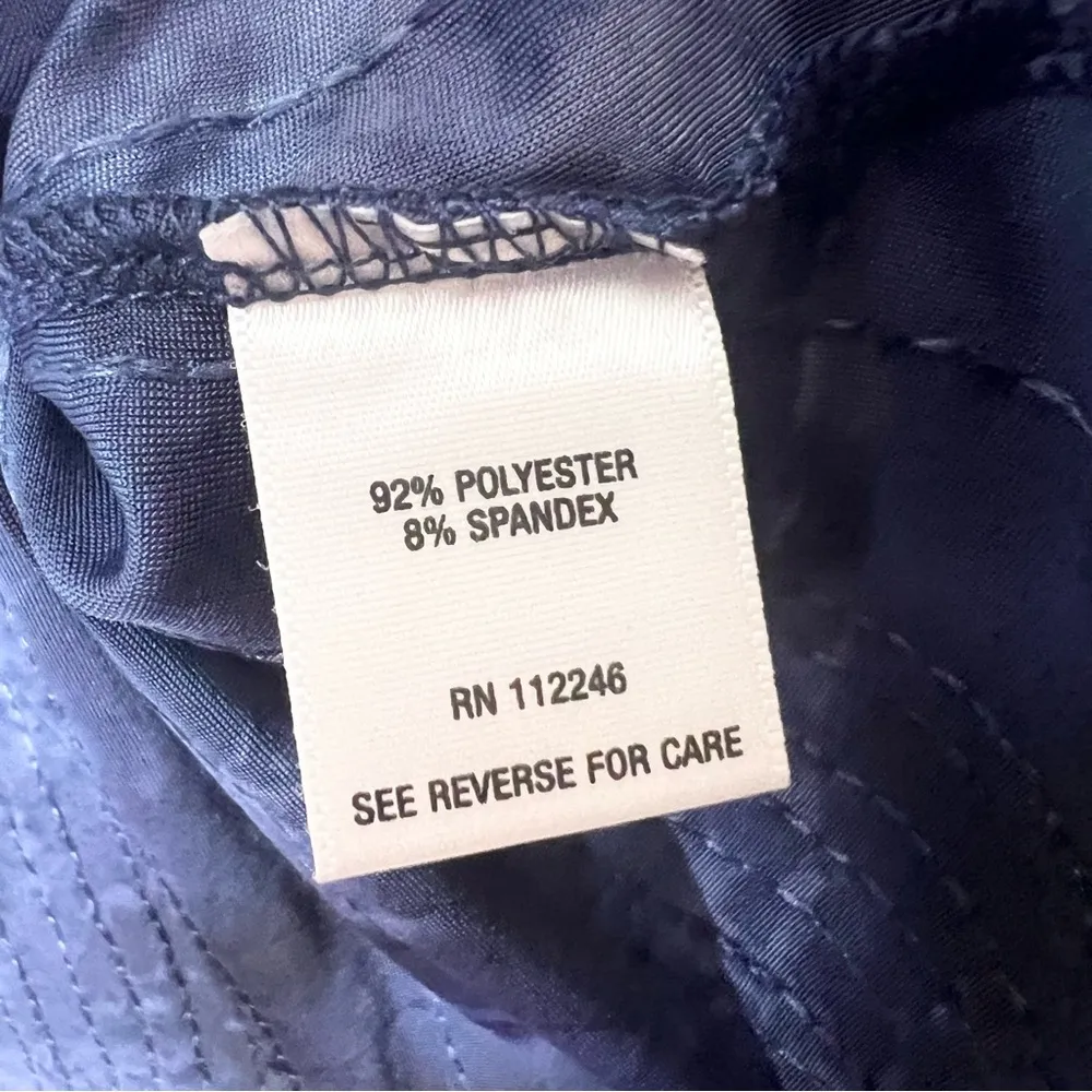 Sam & Jo Blue Tie Dye Sequin Embellished 3/4 Sleeve Blouse Top Size Medium - Image 9