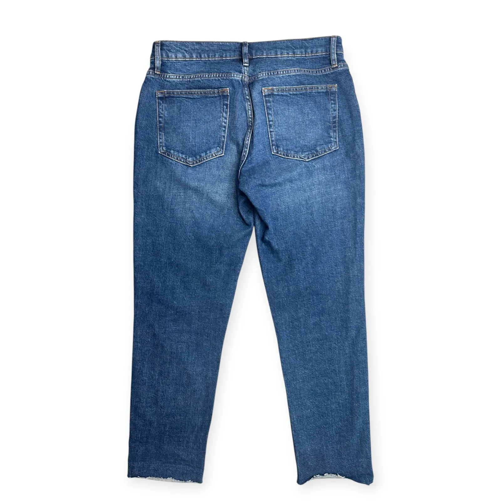 FRAME | W29 L26 | Le Garcon Straight Leg Mid-Rise Jeans in Othello Blue LGJ151 - Image 9