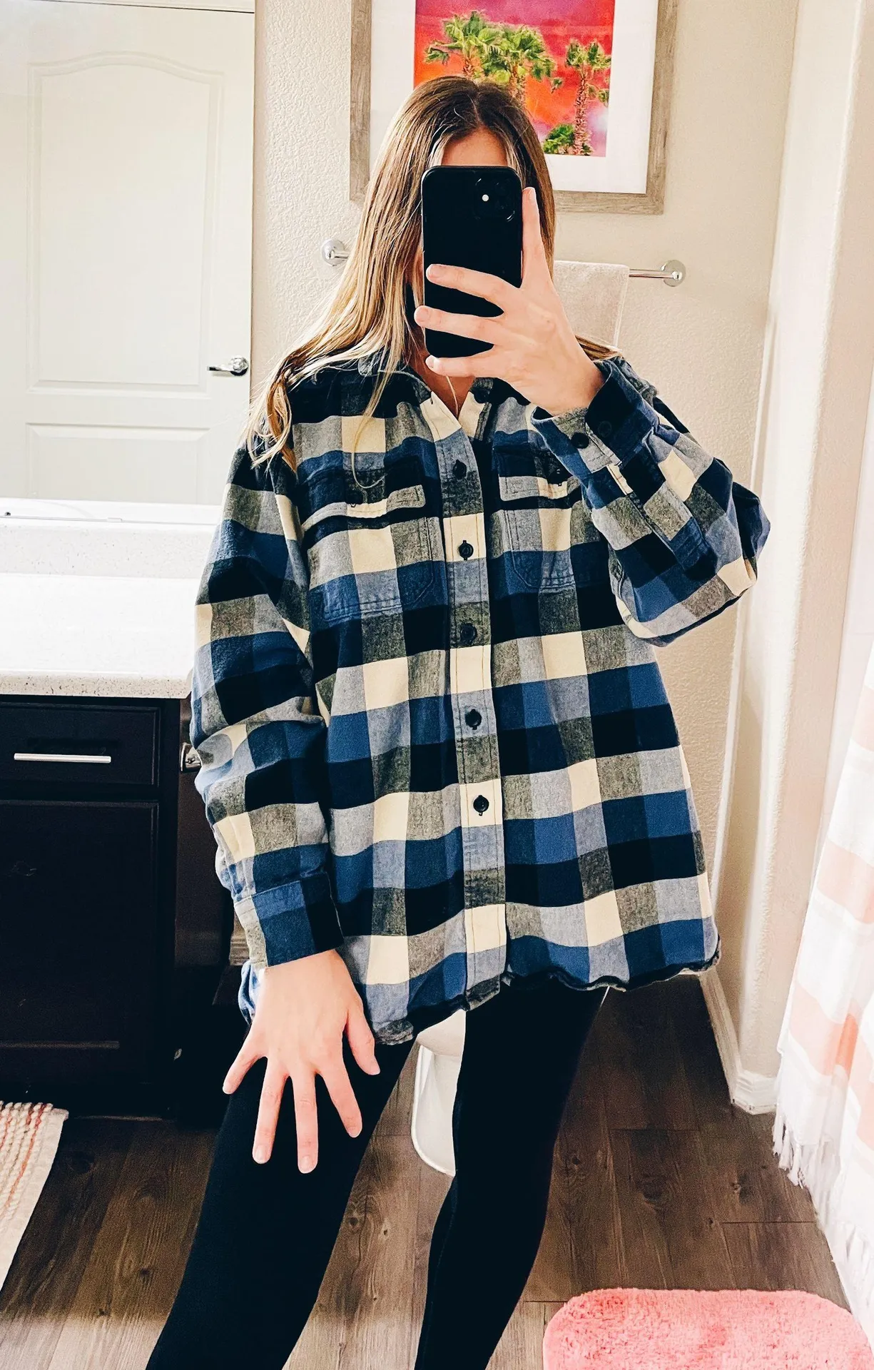 L.L.Bean Blue Flannel - Image 3