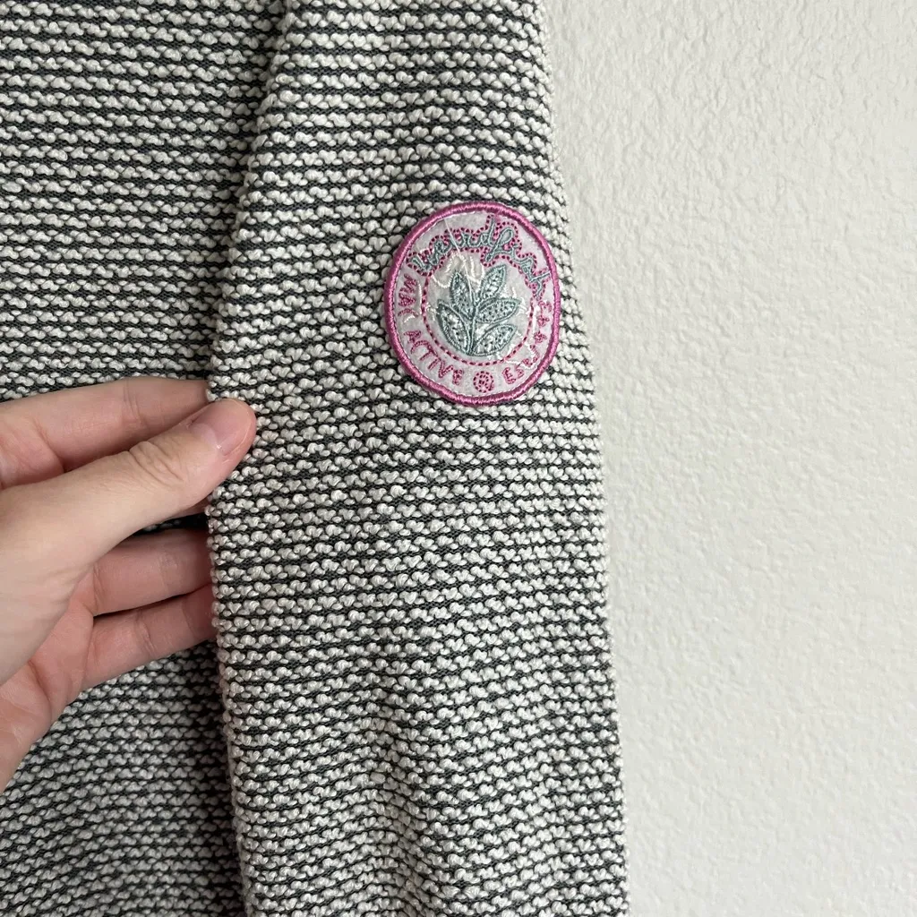 Weird Fish Womens/Ladies Beye Grid Eco Friendly Quarter Zip Fleece Top / Frost G Gray Size 12 - Image 2