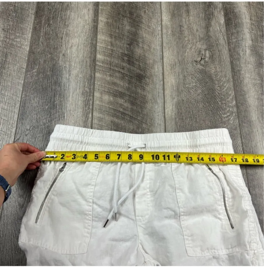 Athleta‎ White Cabo Linen Jogger Pants - Image 13