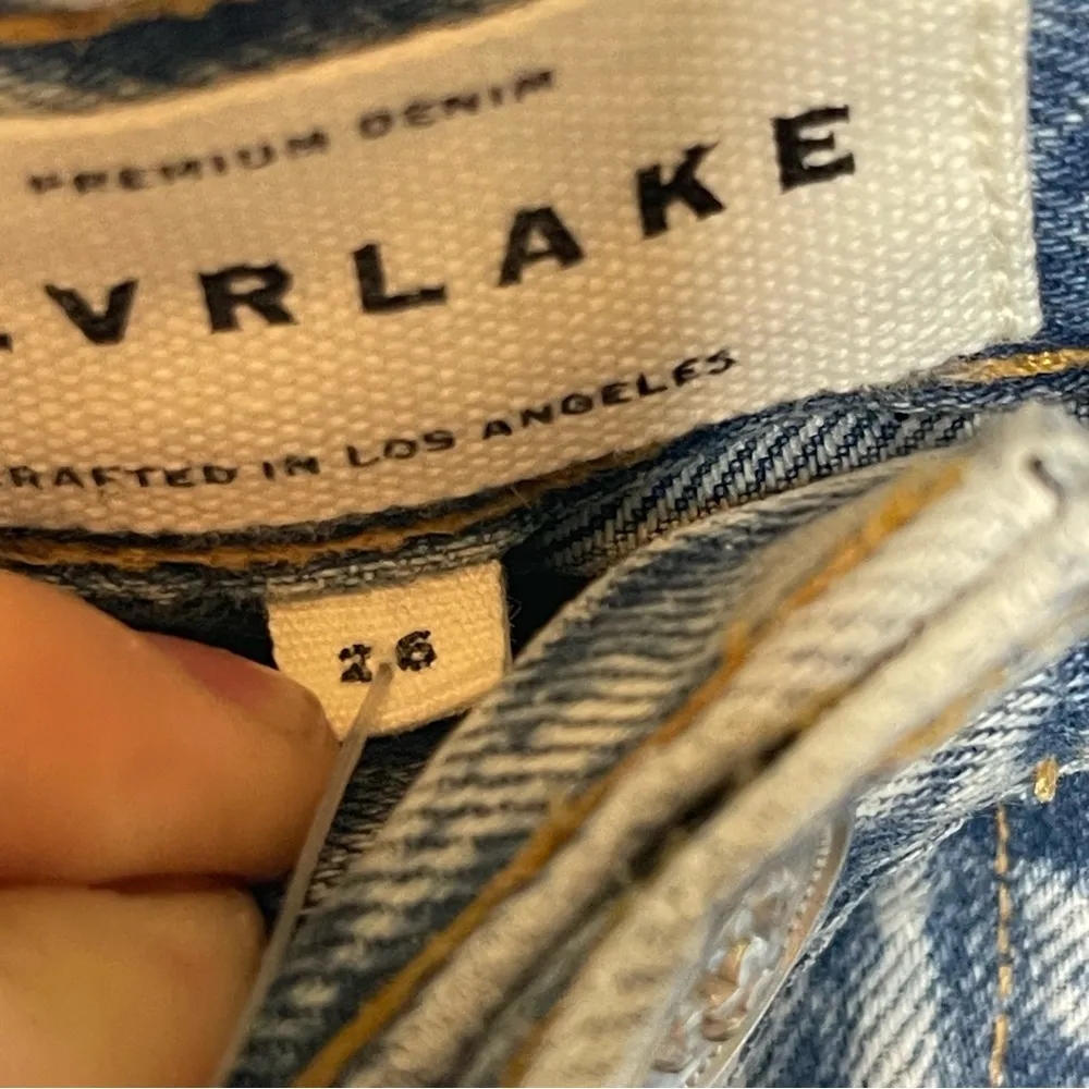 SLVRLAKE Beatnik High Waist straight slim leg in Daydream sz 26 - Image 8