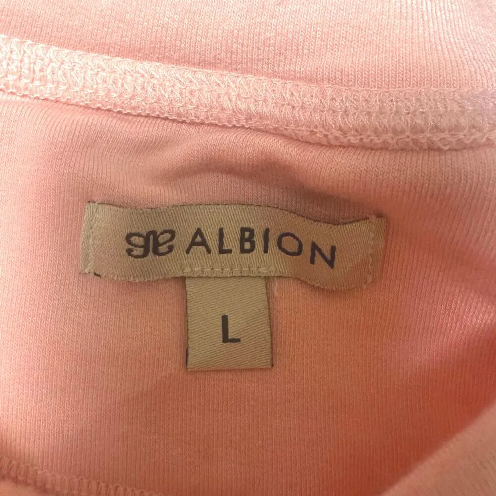 Albion Light Pink Sweatshirt with Bow - Image 4
