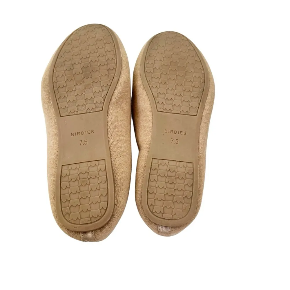 Birdies Starling Knit Loafers in Oatmeal Faux Fur Size 7.5 - Image 11