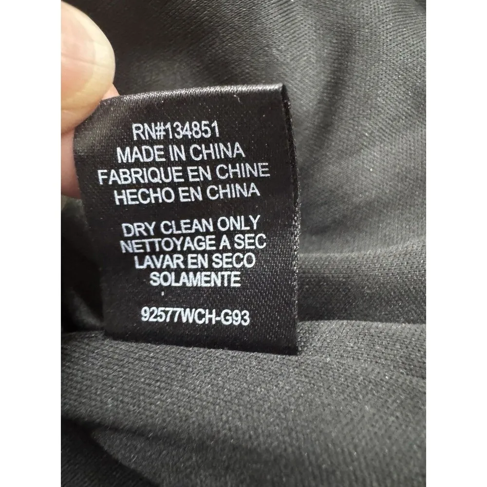 WAYF Womens Sequin Long Sleeve V Neck Mini Dress Black Size XS - Image 11