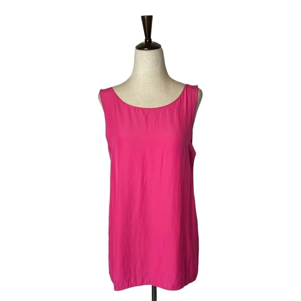 Ramy Brook Pink Sleeveless River Open Back‎ Blouse Size S - Image 4