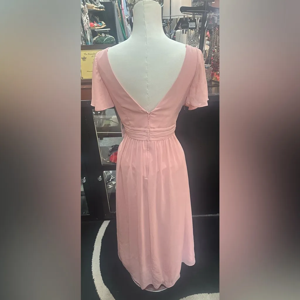 Celebrate sz 8 pink long formal dress - Image 4