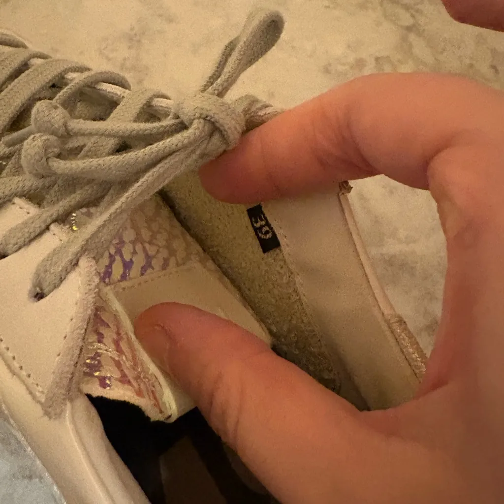 P448 Thea Unicorn White Sneakers - Image 7