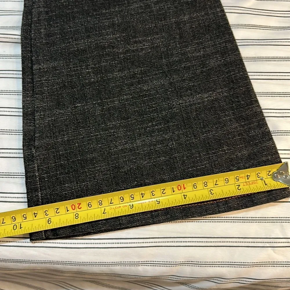 Frankie B Denim Black Bootcut Size 6 Made in USA 28X34 inches. New Black - Image 6