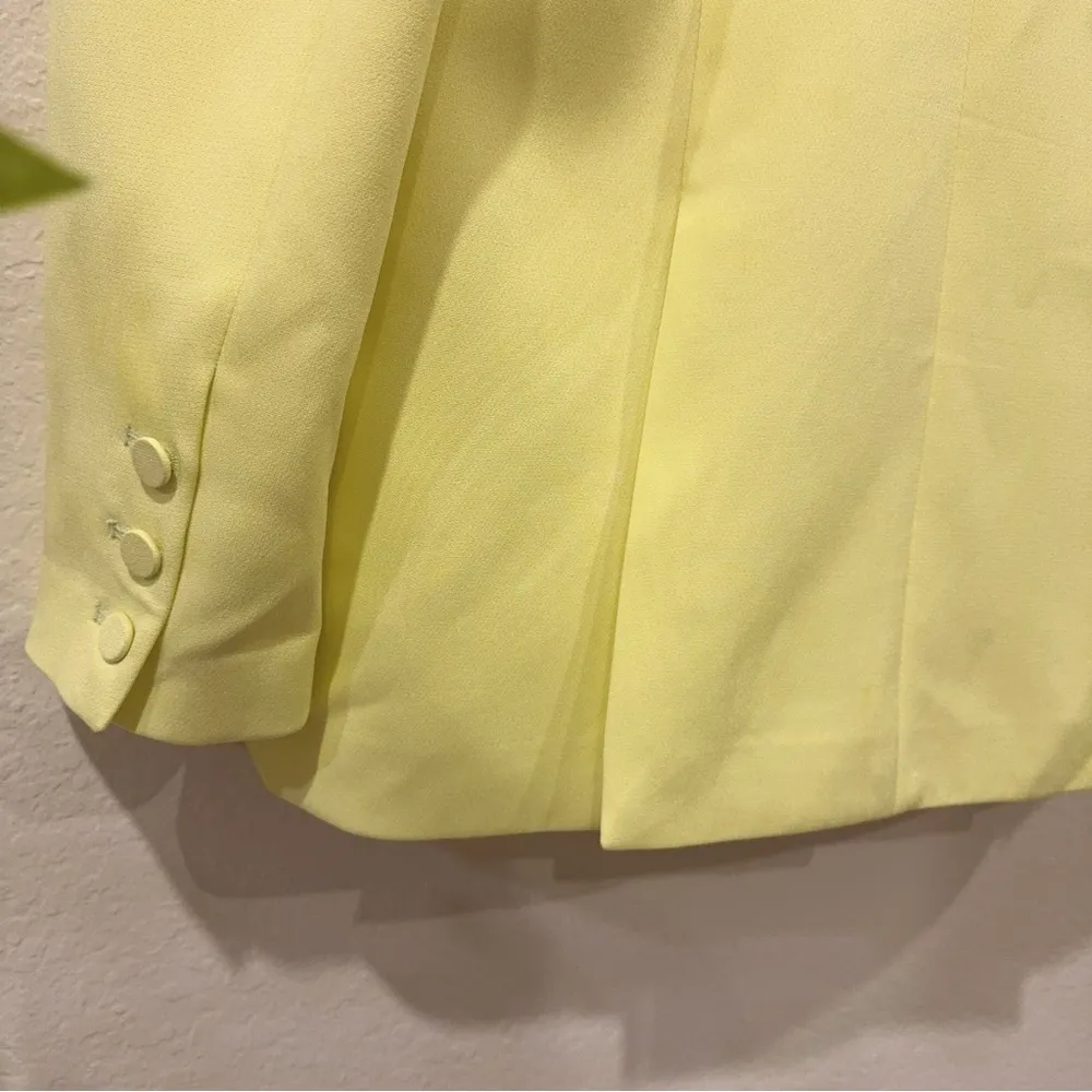 Elliatt Kennedy Oversized Tailored Bow Jacket Blazer Limoncello Size Small NWT - Image 6