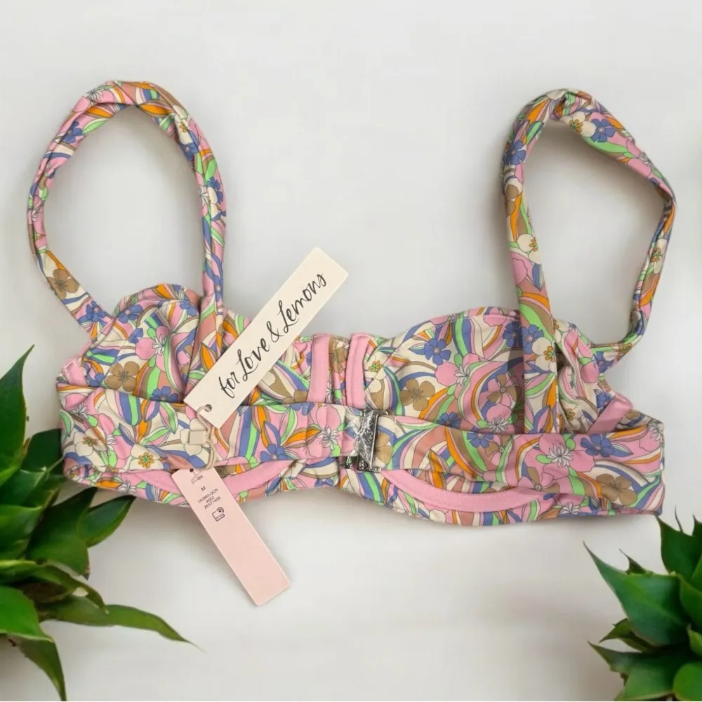 For Love and Lemons NWT Underwire Bikini Top Medium - Image 2