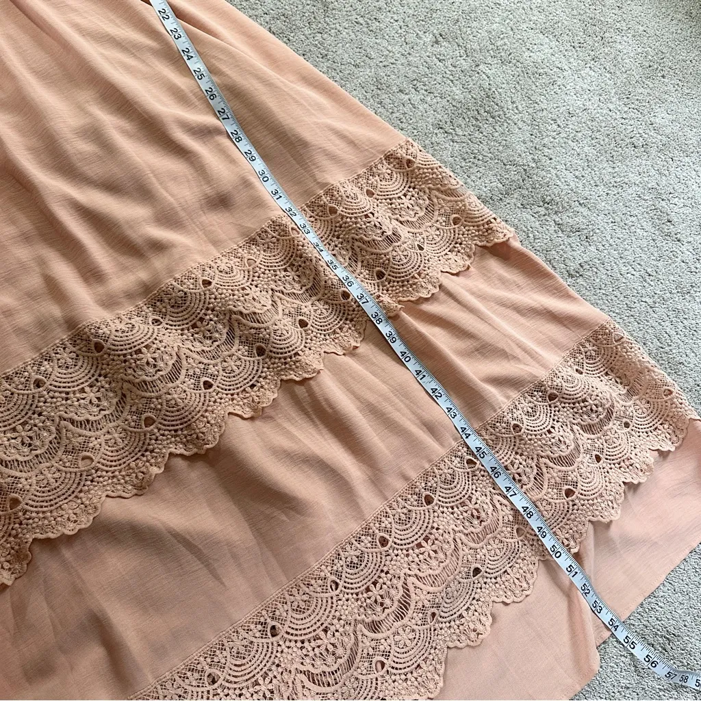 Baltic Born Women’s Vera Maxi Dress V-Neck Wedding Bridesmaid in Salmon XL - Image 16