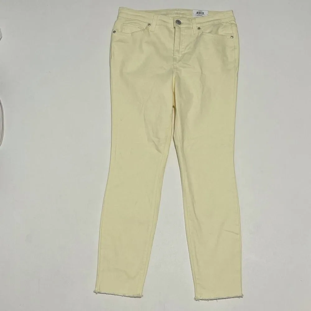 Style & Co Skinny Ankle Jeans High French‎ Butter 6 - Image 4