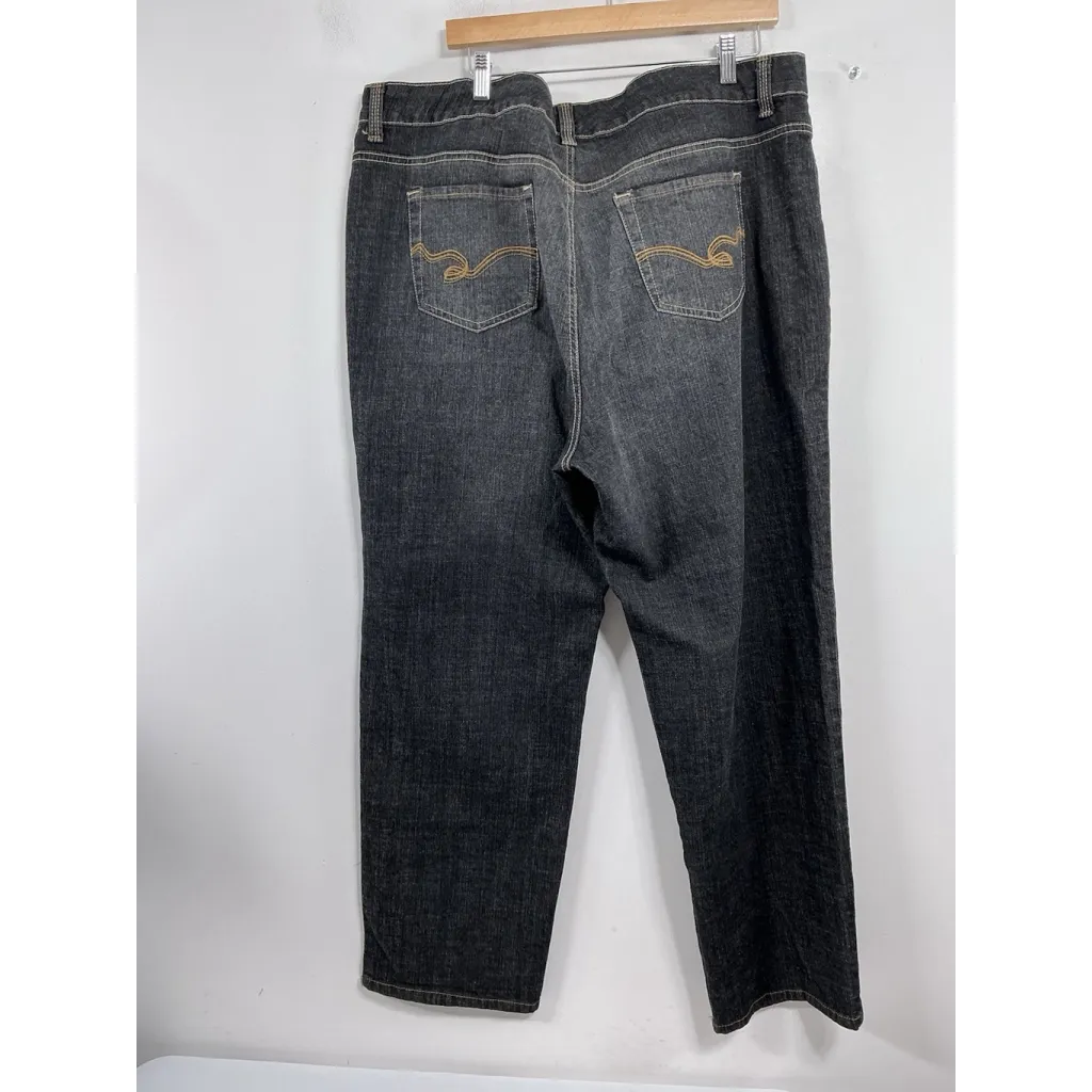 Womans Excellent Condition Relativity Black Jeans 20 W 0062/O-2 - Image 2