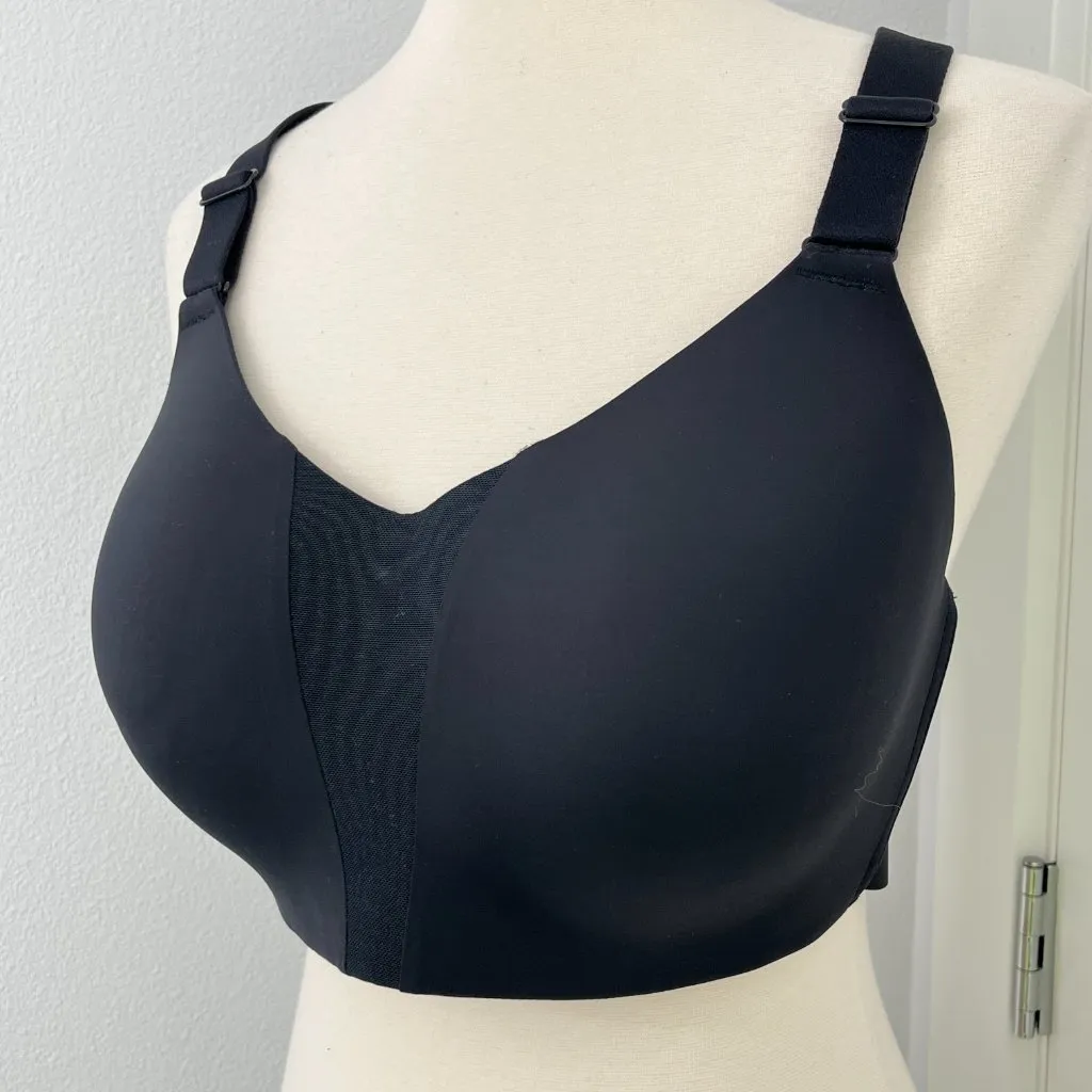 Nike 38DD Black High Support Racerback Rival Sports Bra - Image 2