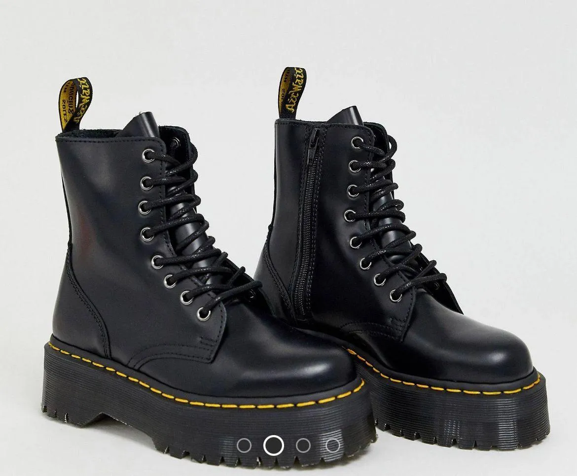 Dr. Martens Jason Smooth Leather Platform Doc Martens - Image 3