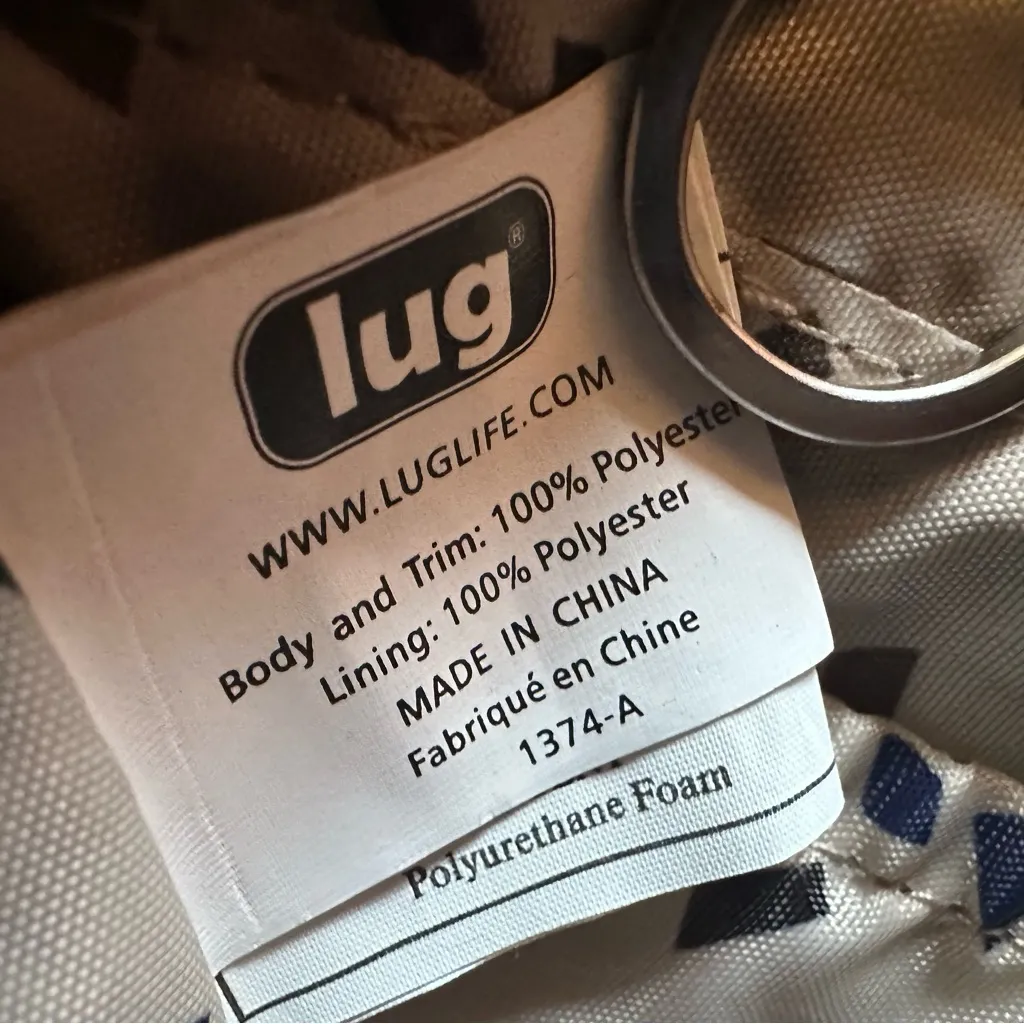 NWT Lug Allegro Gunmetal Grey Convertible Crossbody Bag Water Repellent Gray - Image 13