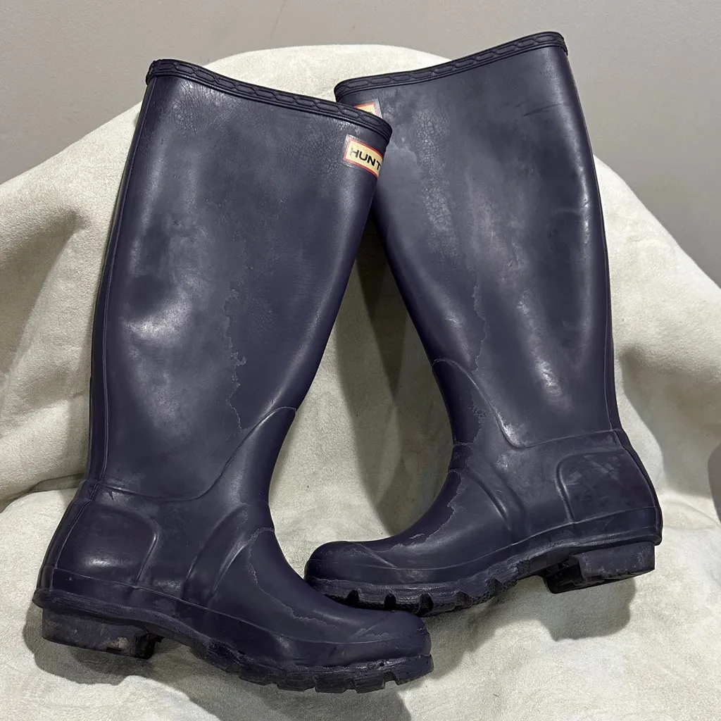 Hunter Women's Purple  Winter & Rain Boots - Image 11