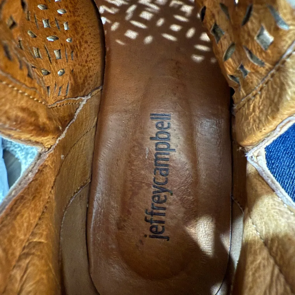 Jeffrey Campbell Beige Cutout Ankle Booties - Image 8