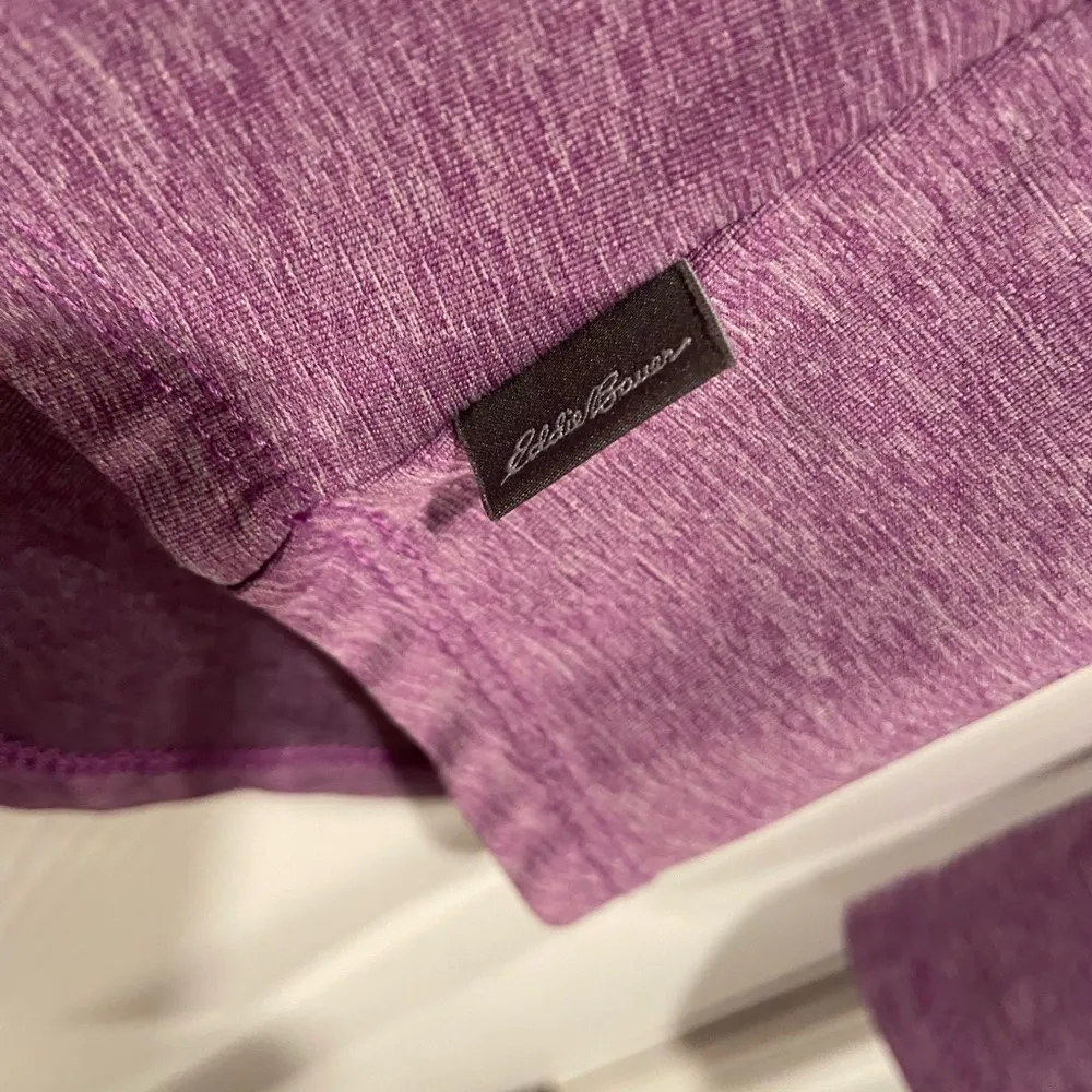 Eddie Bauer Relaxed Fit Purple Quick Dry Active Wear Long Sleeve Shirt Size M - Image 7