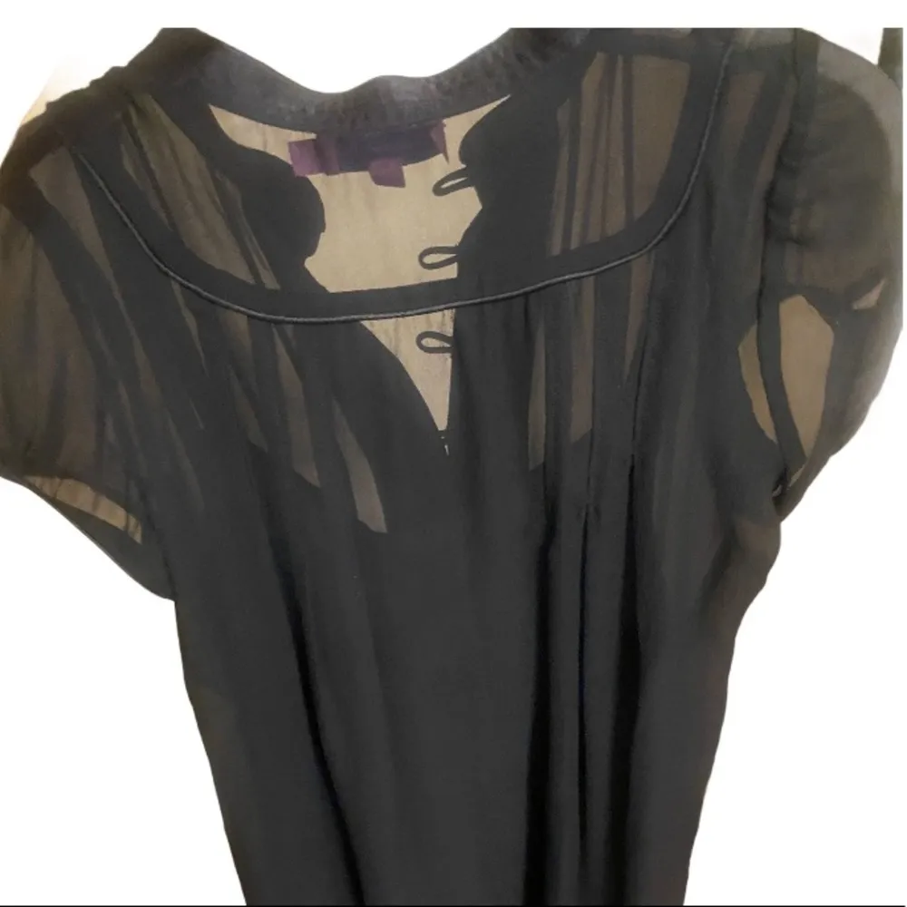 Calypso 100% Silk Dress w/Slip​ - Image 8