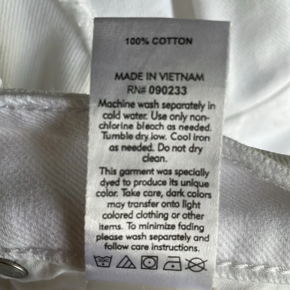 PacSun White Distressed Mom Jeans - Image 7