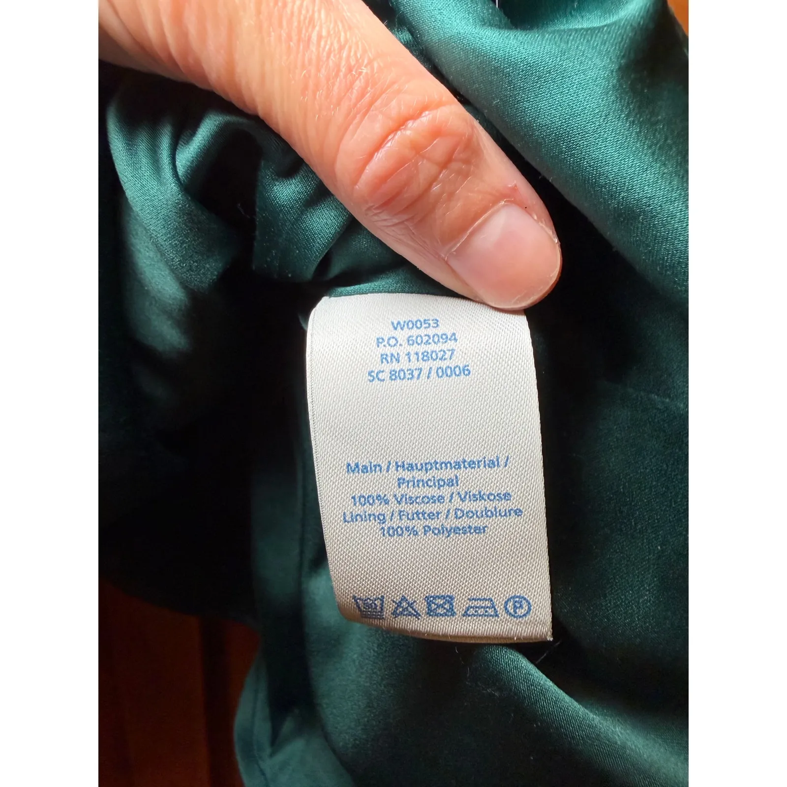 Boden Women US 6 Mara Bramble Belted Floral‎ Hunter Green Pink Long Sleeve Dress - Image 11