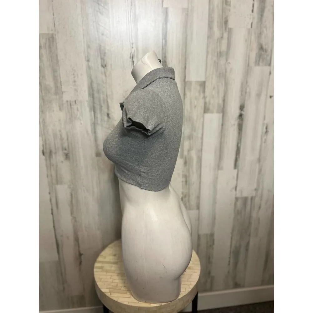 Gray crop top - Image 2