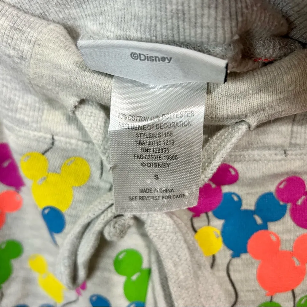 Disney Parks Women’s Walt Disney World Mickey Mouse Balloon Shorts Grey Small - Image 4