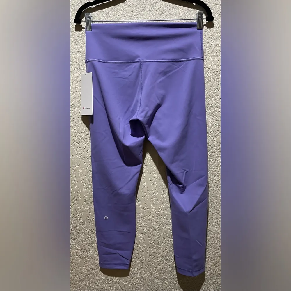 NEW Lululemon Wunder Train High Rise Tights Legging 25” Purple Size 10 - Image 4