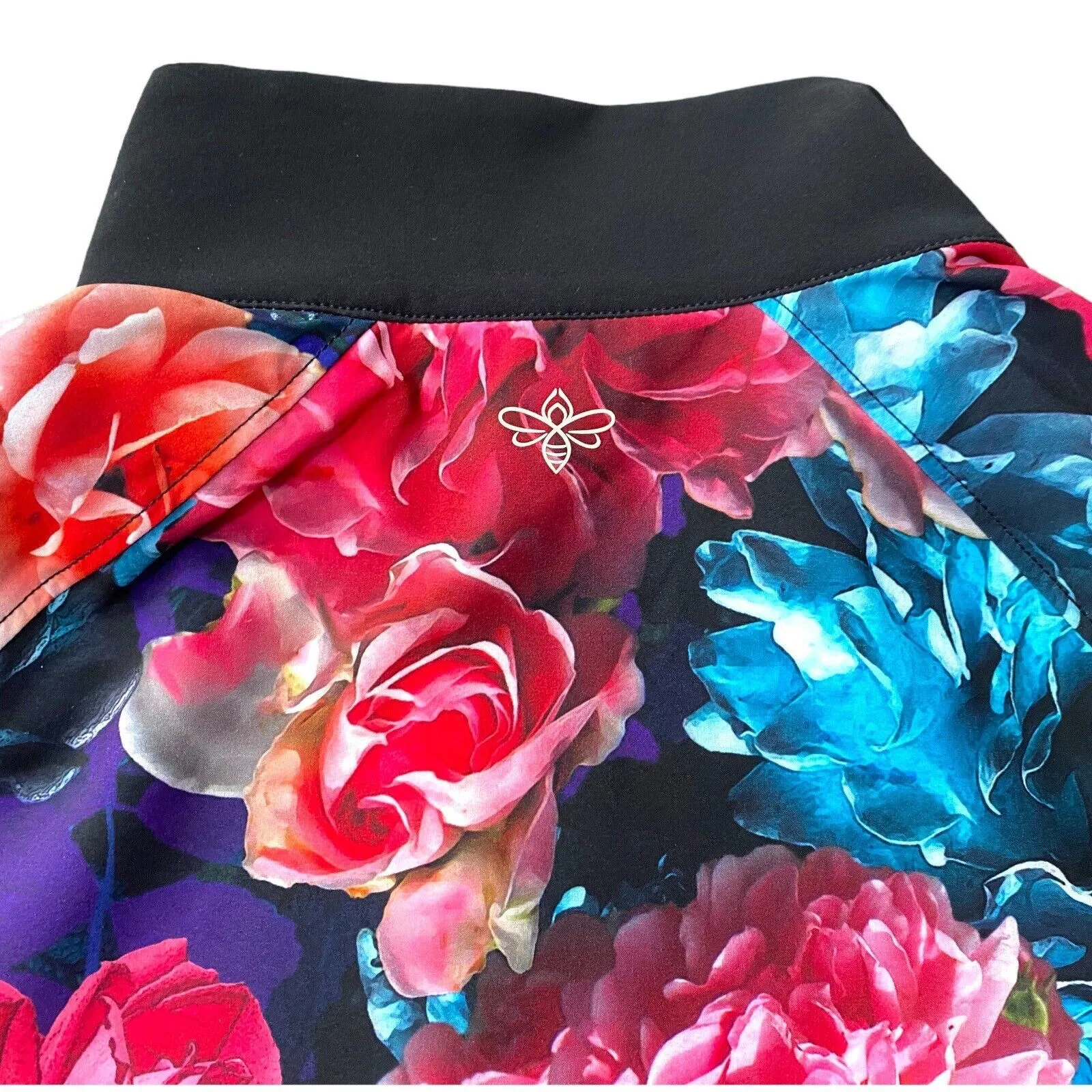 JOHNNY WAS ACTIVE STUDIO FULL ZIP JACKET Size XS But Oversized NWOT Floral $318 - Image 6