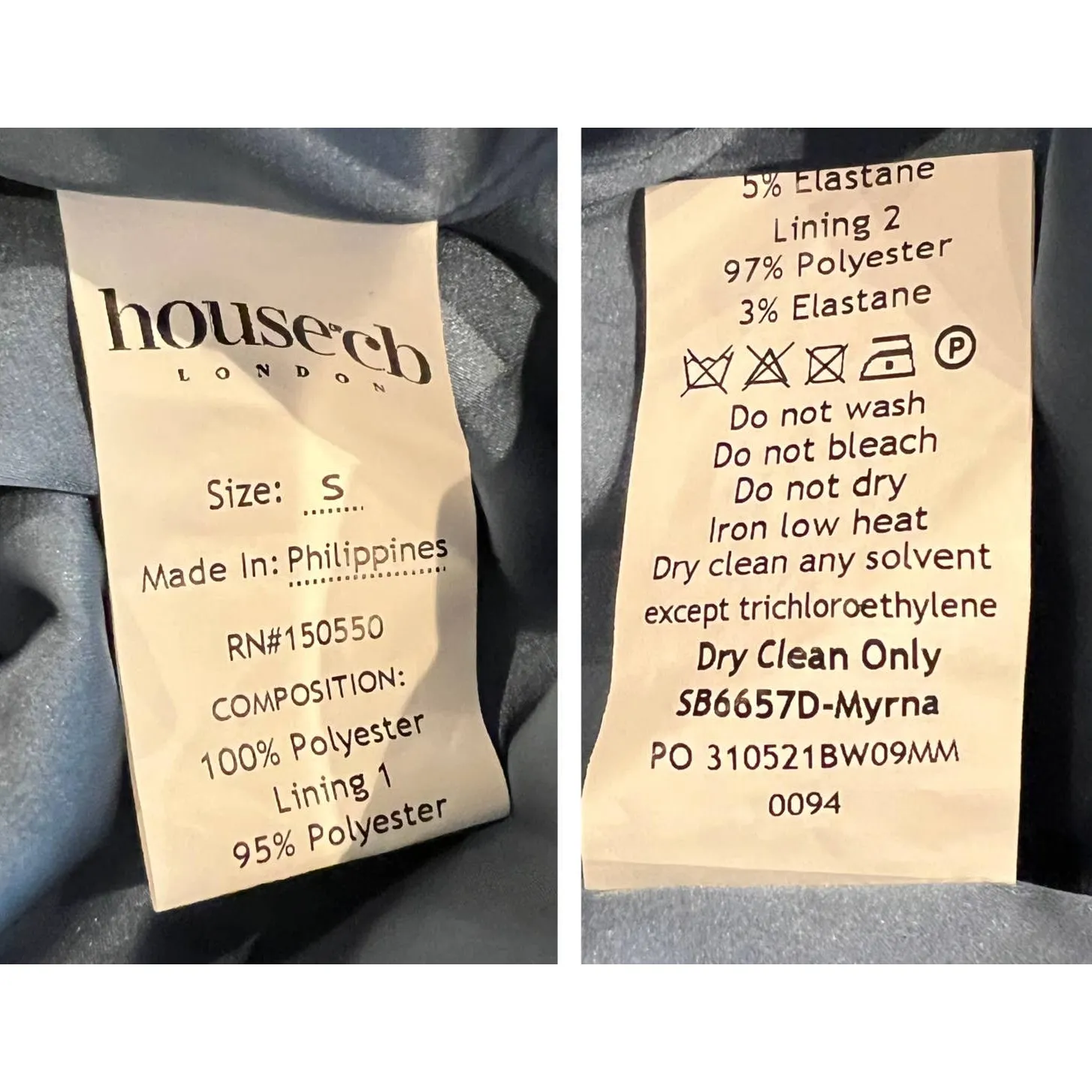 HOUSE OF CB Myrna Satin Corset Dress Size Small - Image 11