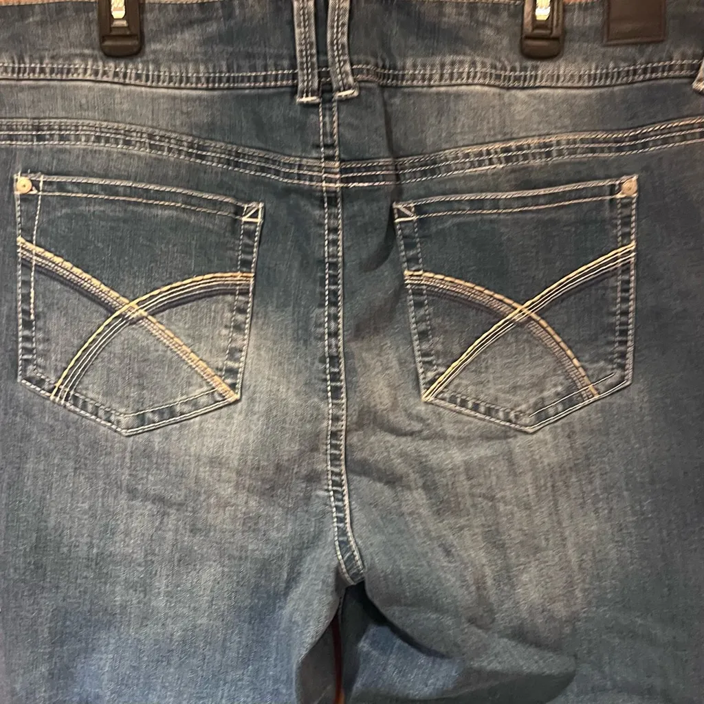 Wallflower‎ Instastretch® Luscious Curvy Bootcut Jeans in Paola Plus Size 20 Blue - Image 13