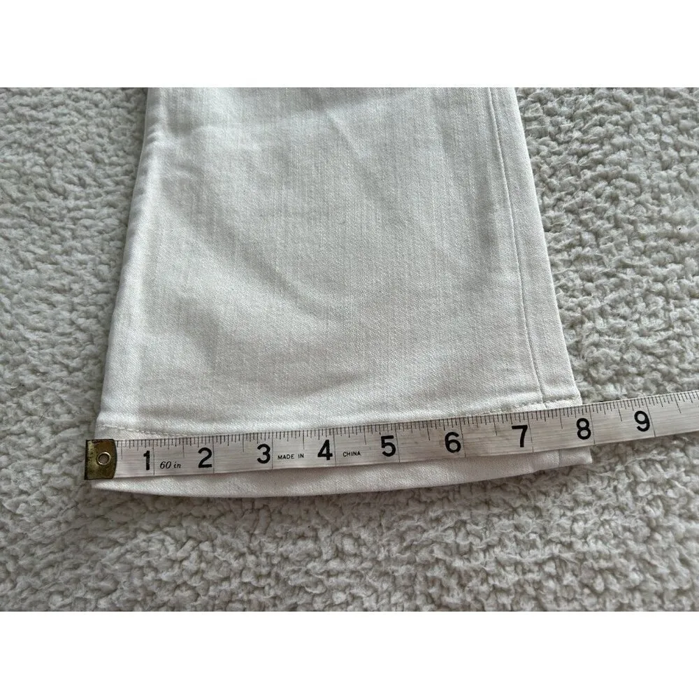 Madewell Womens Mid Rise Kick Out Ankle Length Jeans Vintage Canvas Size 25 P - Image 10