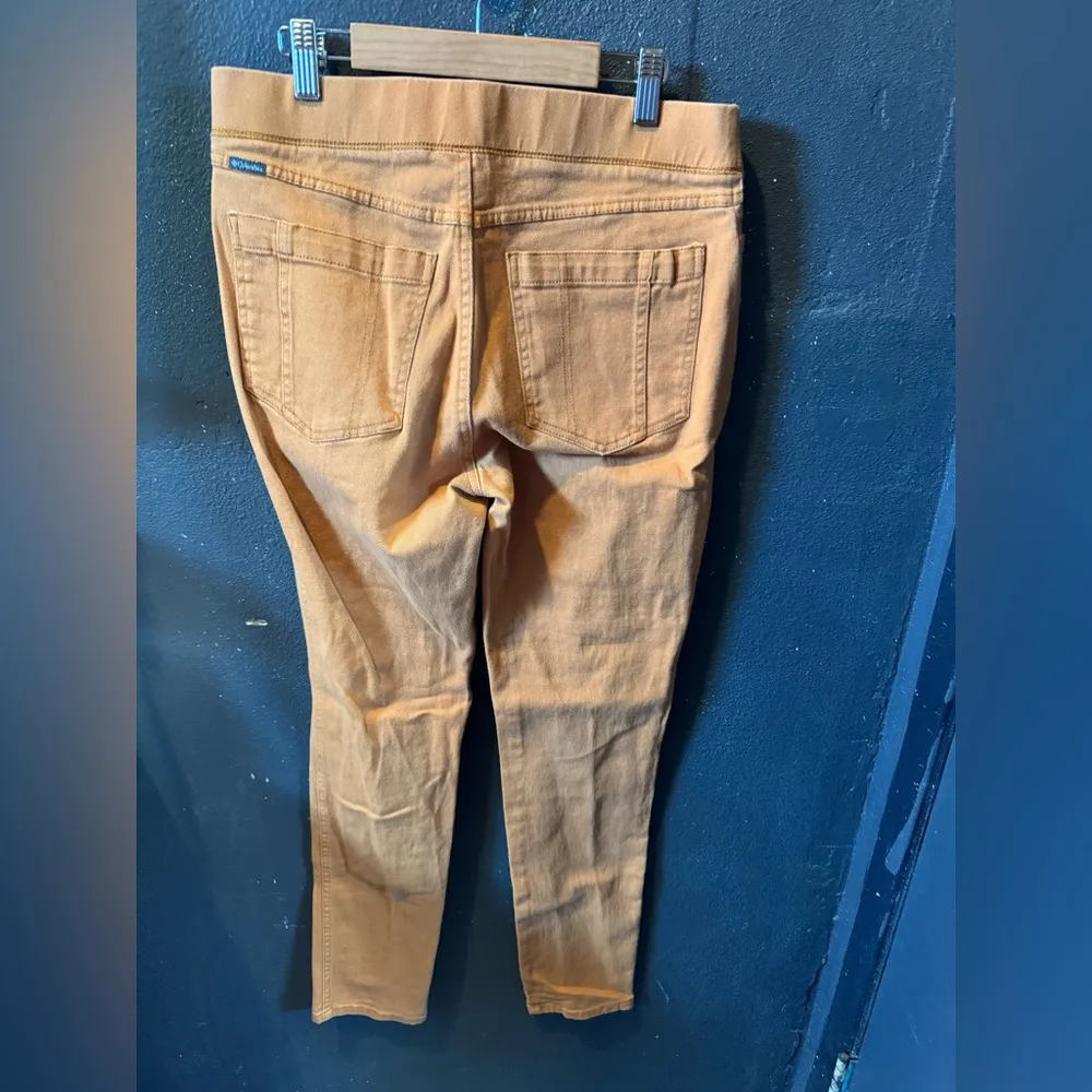 Columbia Mustard Yellow Pull On Skinny Jeans Size Medium - Image 4