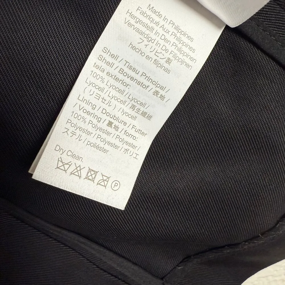 J.Crew Going Out Black Gramercy Twill Open Front Blazer Jacket Size 4 - Image 12