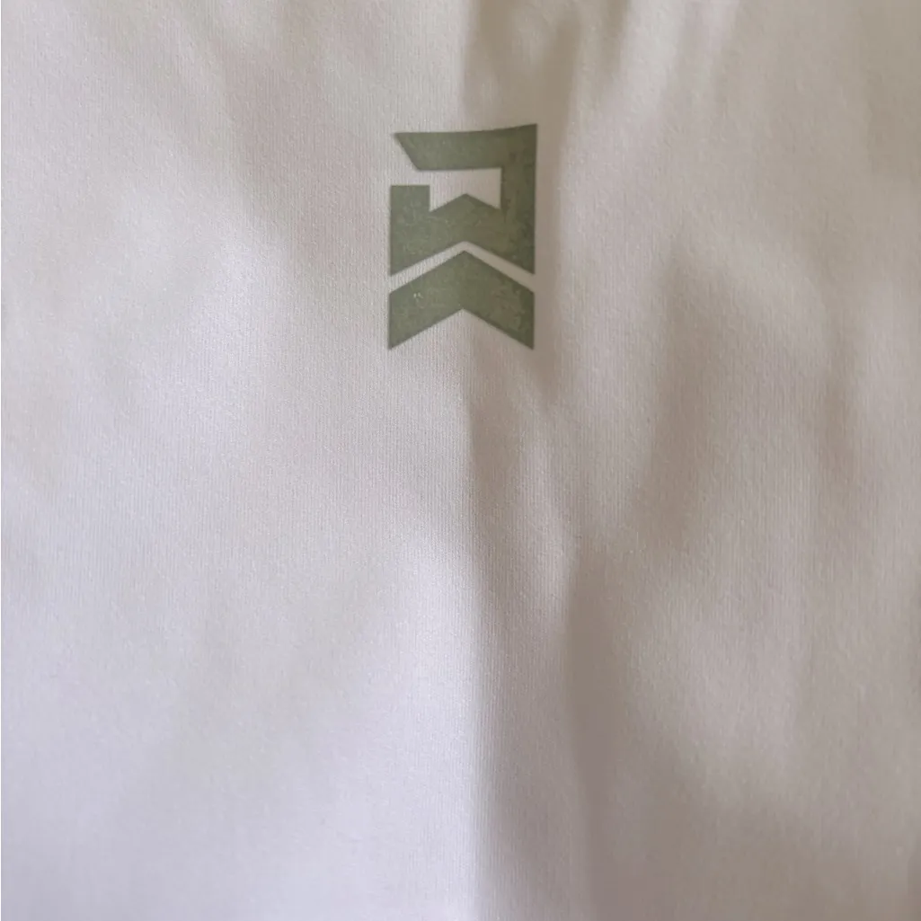 The Barbell Cartel Infinity Sports Bra Lavender M Removable Pads Logo Work Out Purple Size M - Image 5