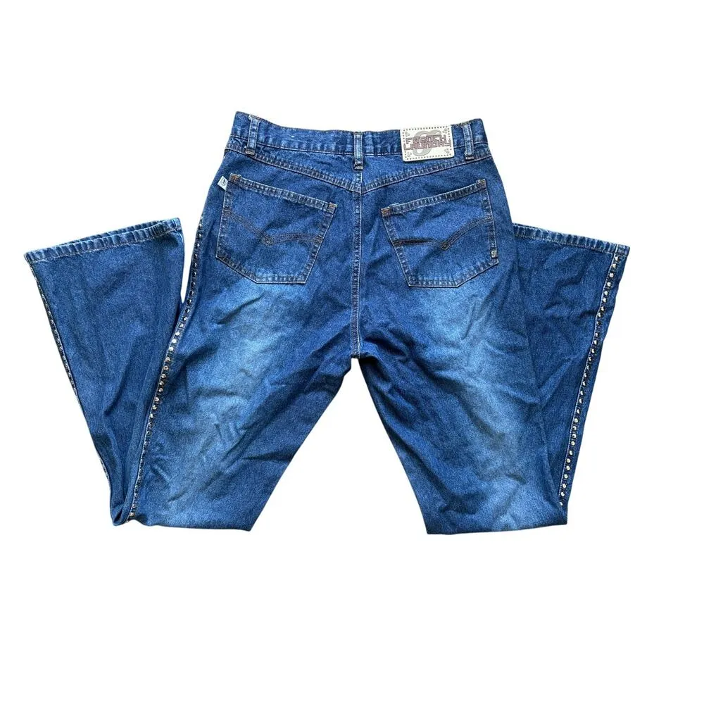 French Laundry Studded flare jeans 7/8 - Image 2