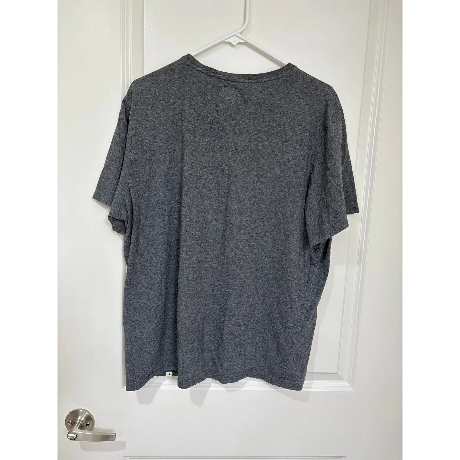 Pact Earth Day Every Day Gray colorful print cotton shirt size XL - Image 4