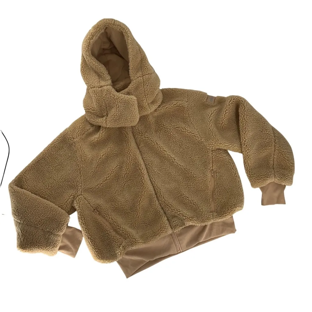 ALO Yoga Womens L Beige Foxy Sherpa Zip - Image 2