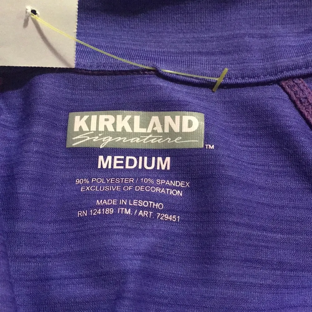 Kirkland light long sleeve in purple work out tee - Image 4