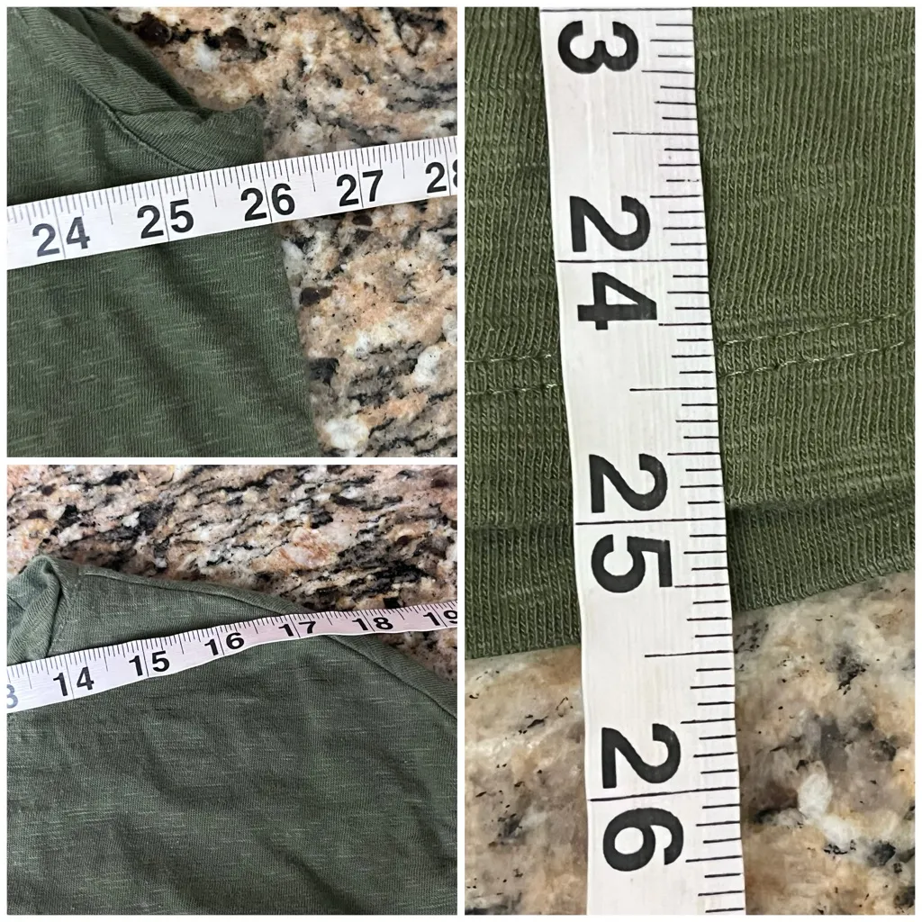 Talbots Green Embroidered Blouse 3X Beach Coastal Preppy Lagenlook Boho Hippie - Image 5