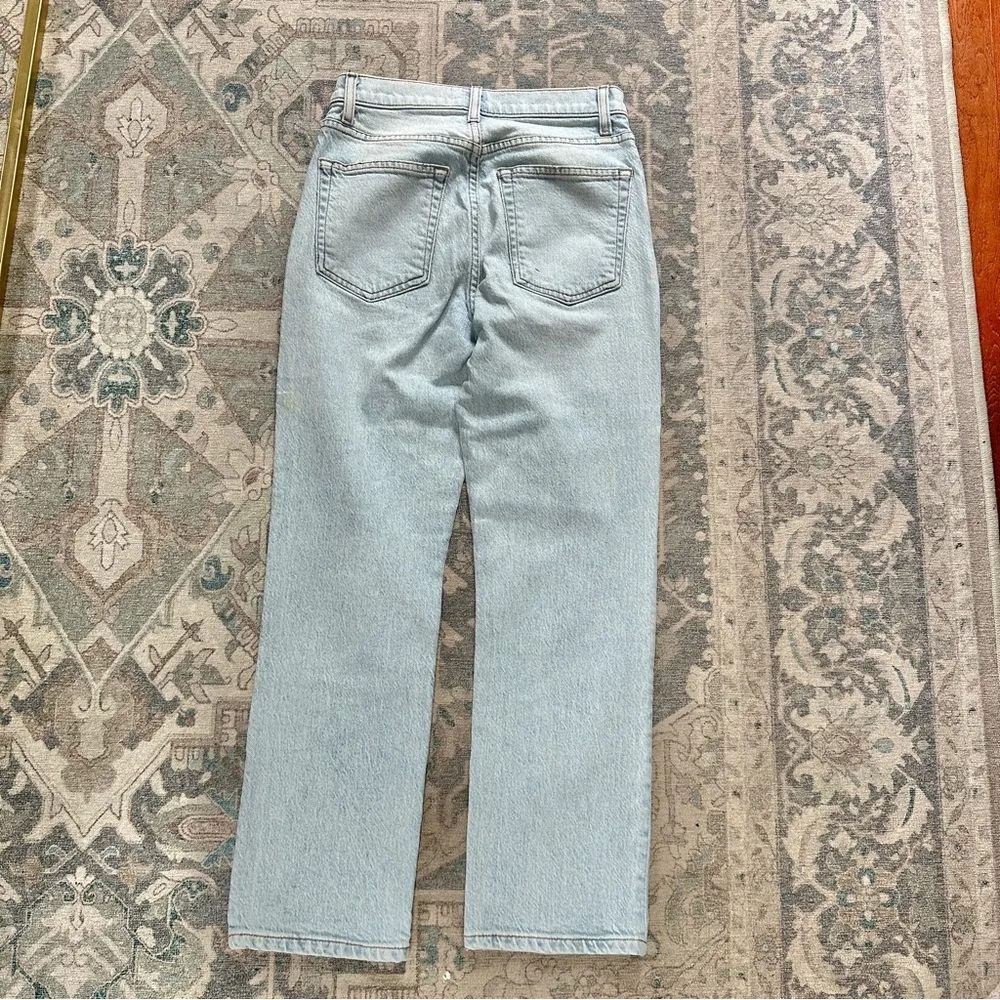 Reformation Liza High Straight Crop in Aruba - Image 4