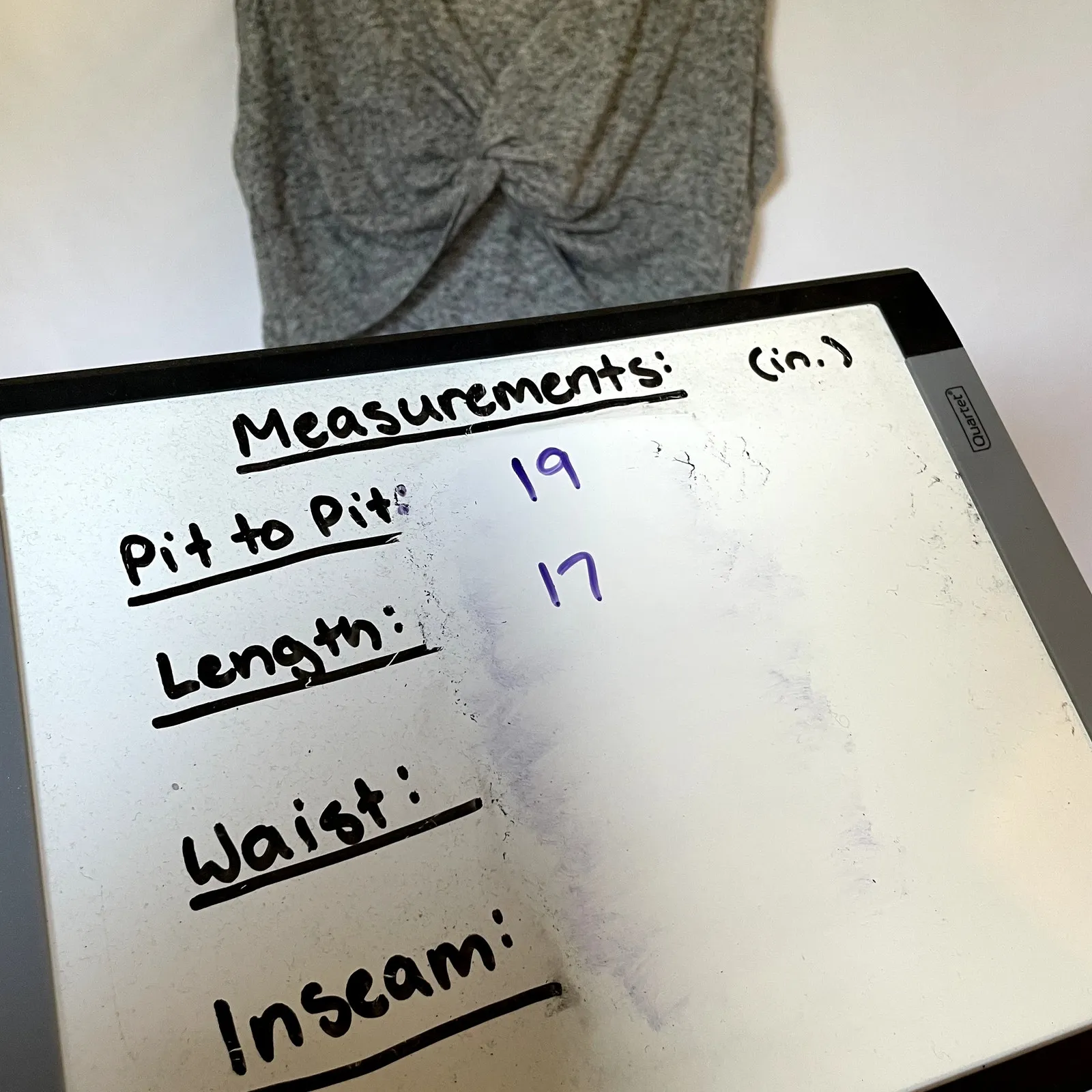 Sweaty Betty gray cropped workout tank top twist front women's M linen blend - Image 5