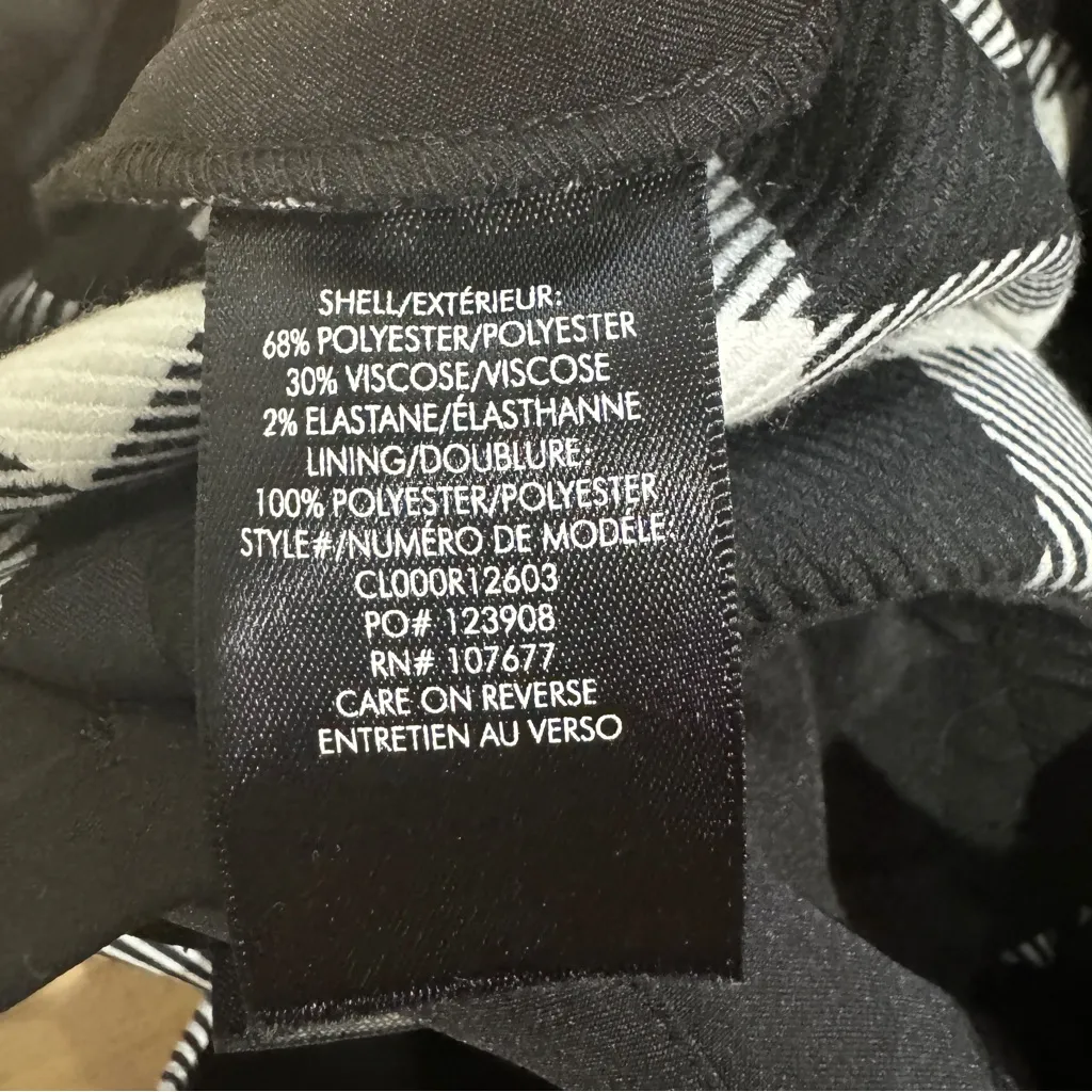 Alice + Olivia High Waist Checkered Shorts - Image 8