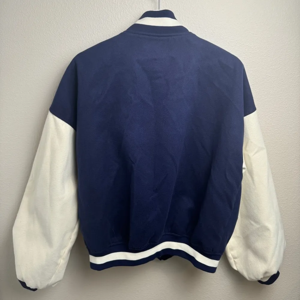 Boohoo  Oversized‎ Colorblock Varsity Bomber Jacket - Image 10