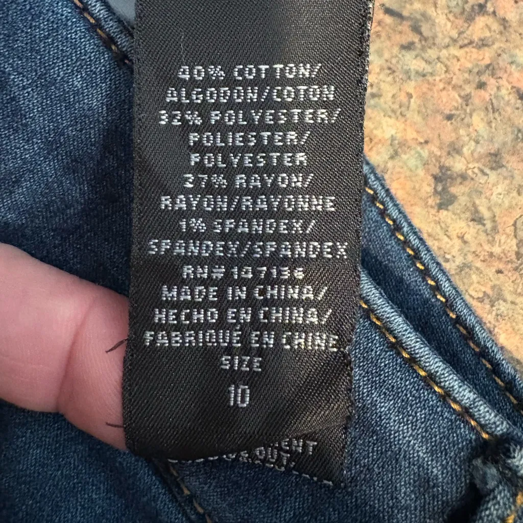 1822 denim, Women’s dark wash denim skinny jeans, 10 - Image 5